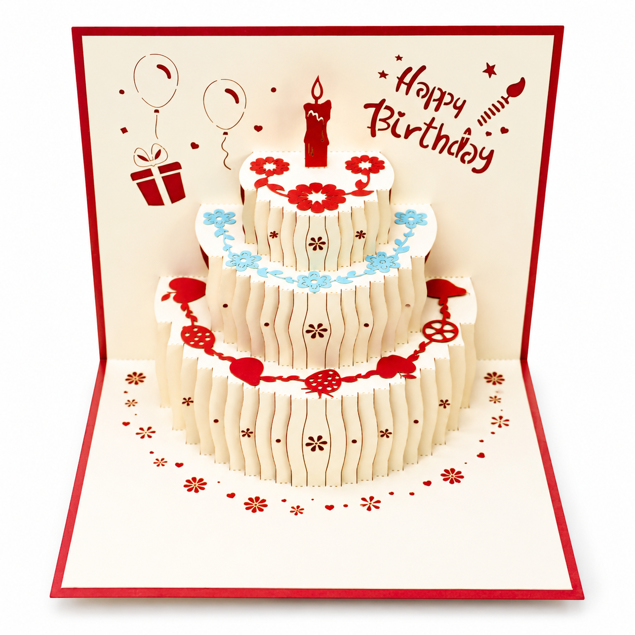 3D Greeting Pop Up Birthday Card.