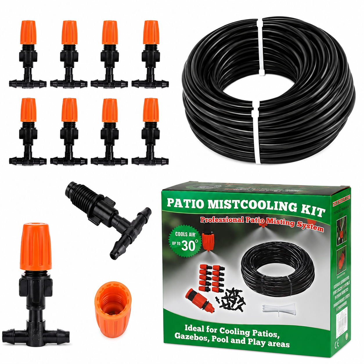 Garden 10 Nozzle Irrigation Kit 10M.