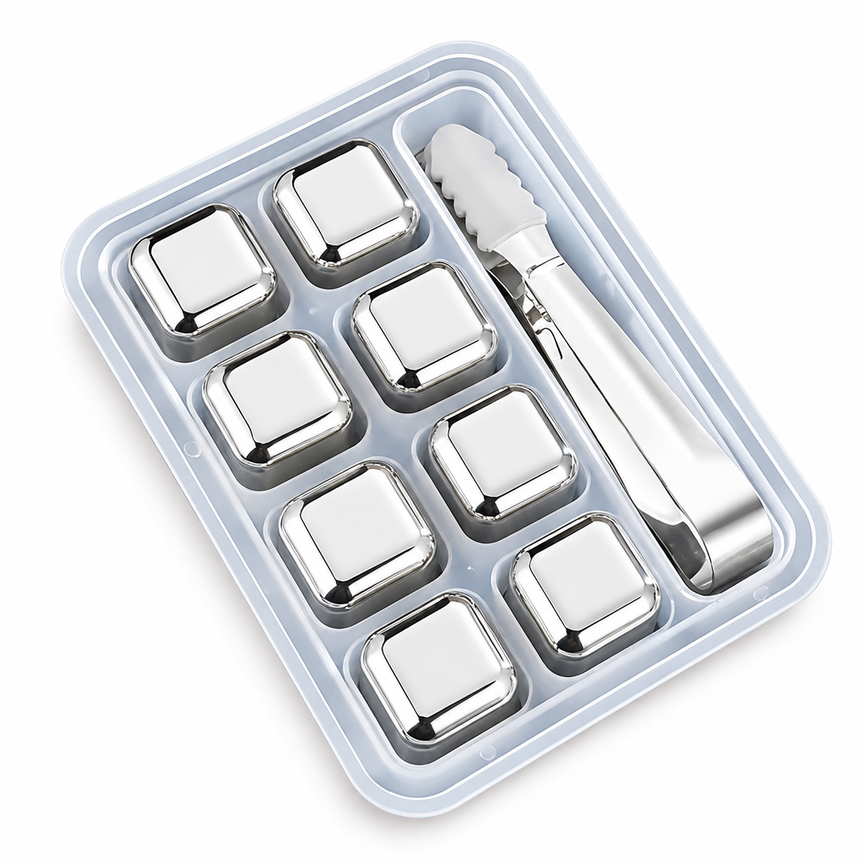 Stainless Steel Ice Cubes Stones - 8 PCS