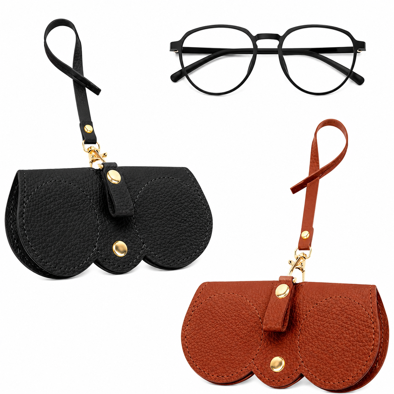 PU Leather Sunglasses Case Cover