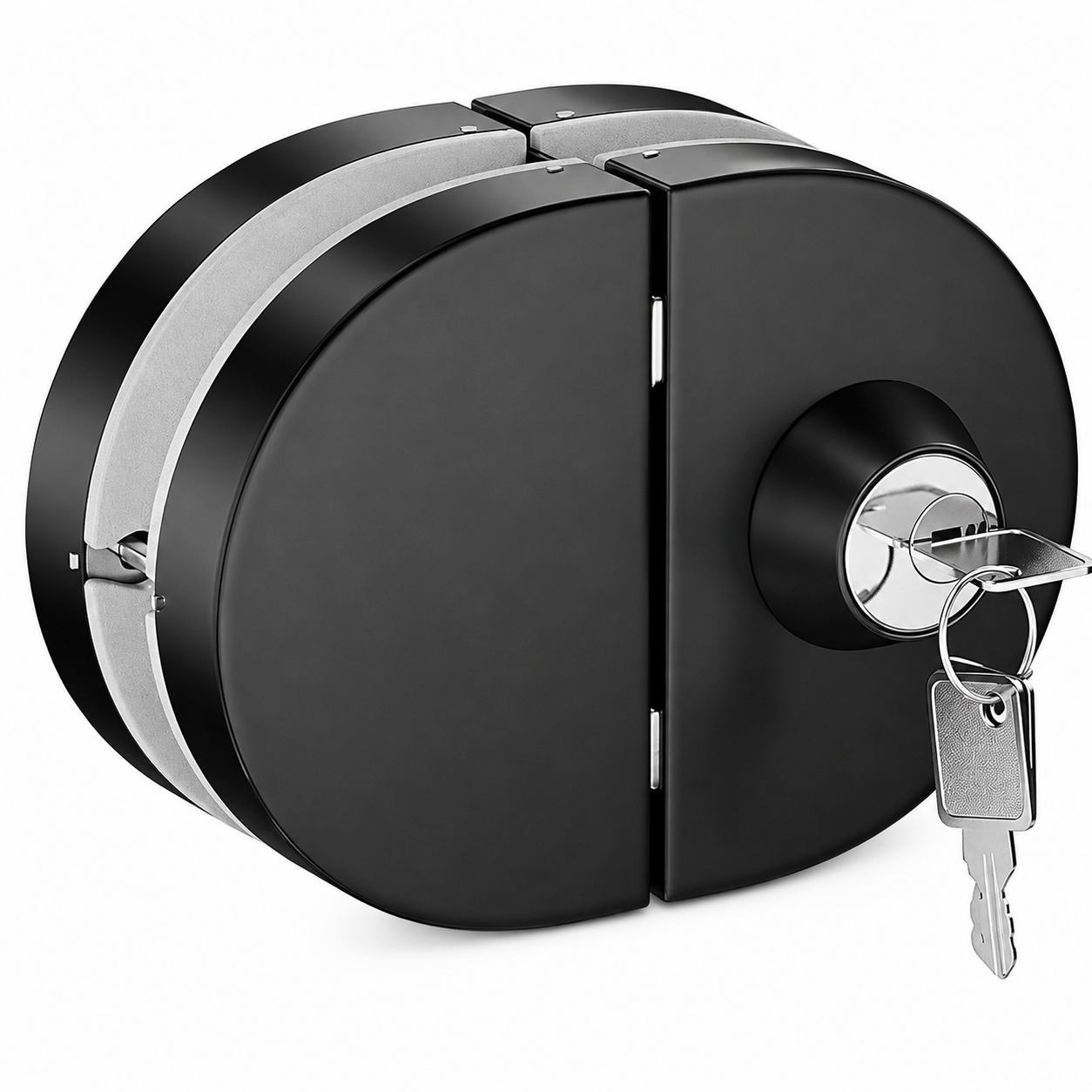 SS Double Glass To Glass Door Lock.
