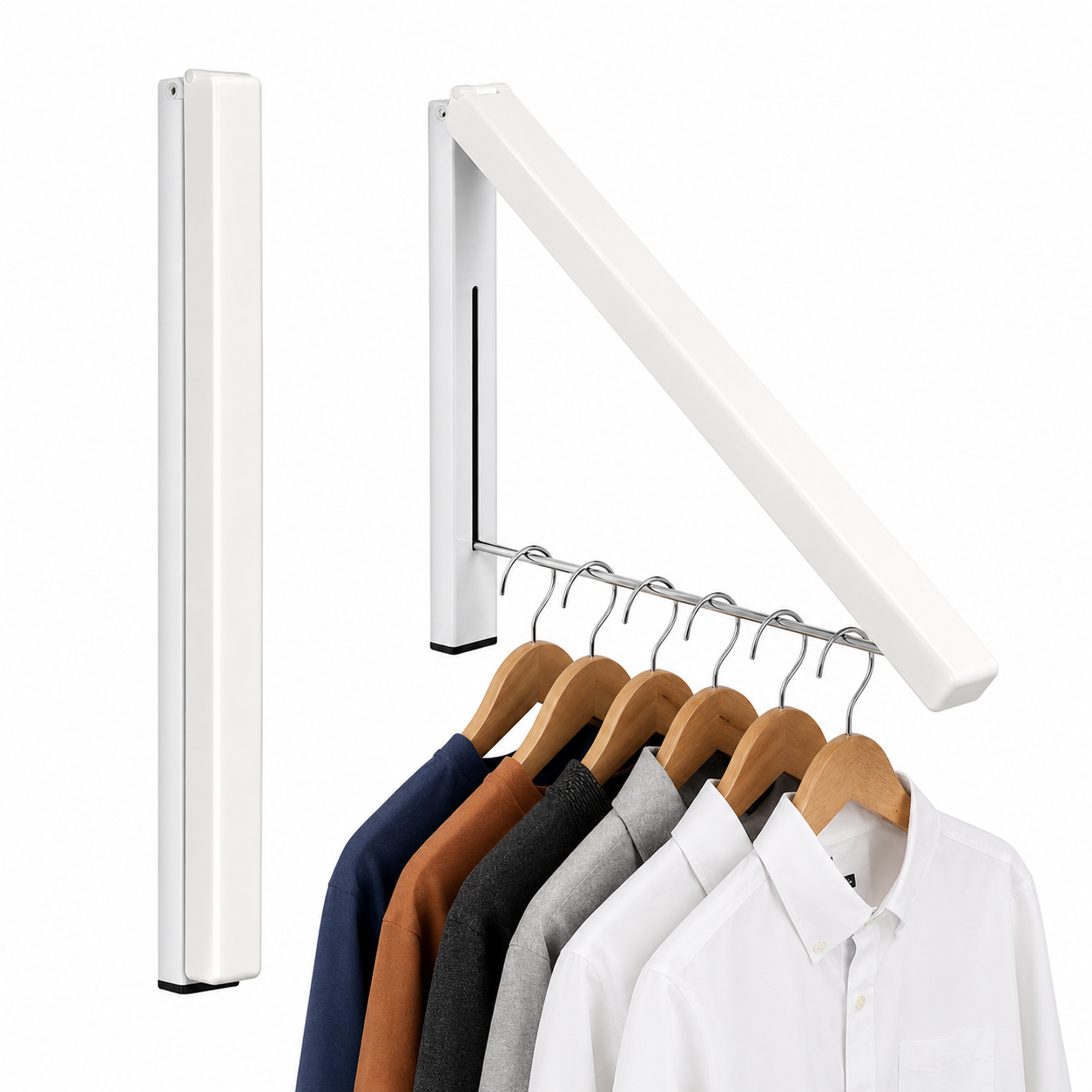 Wall Mounted Clothes Drying Rack.