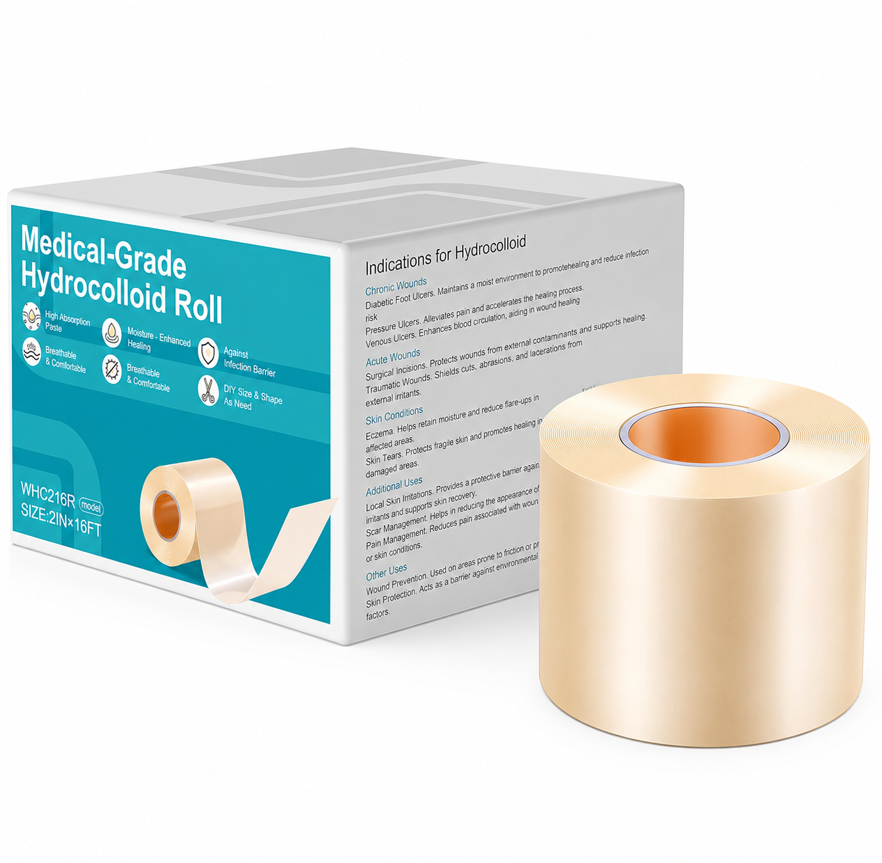 Hydrocolloid Roll Tape 5cm x 150cm