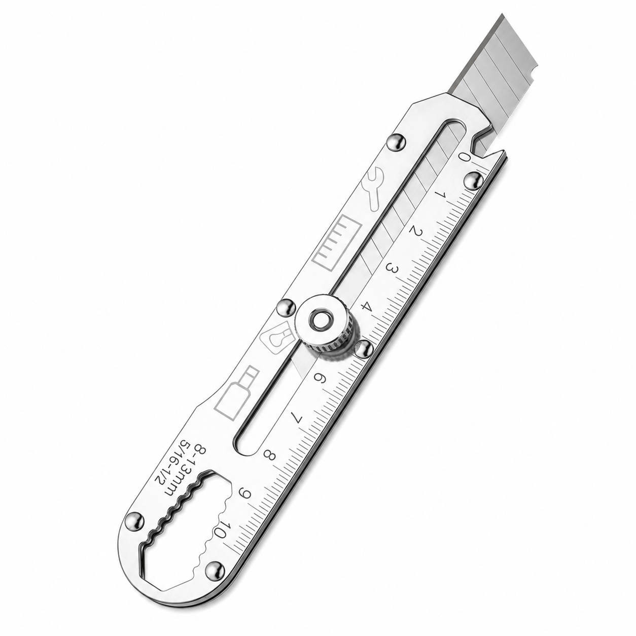6 In 1 Utility Cutter Knife with Wrench.