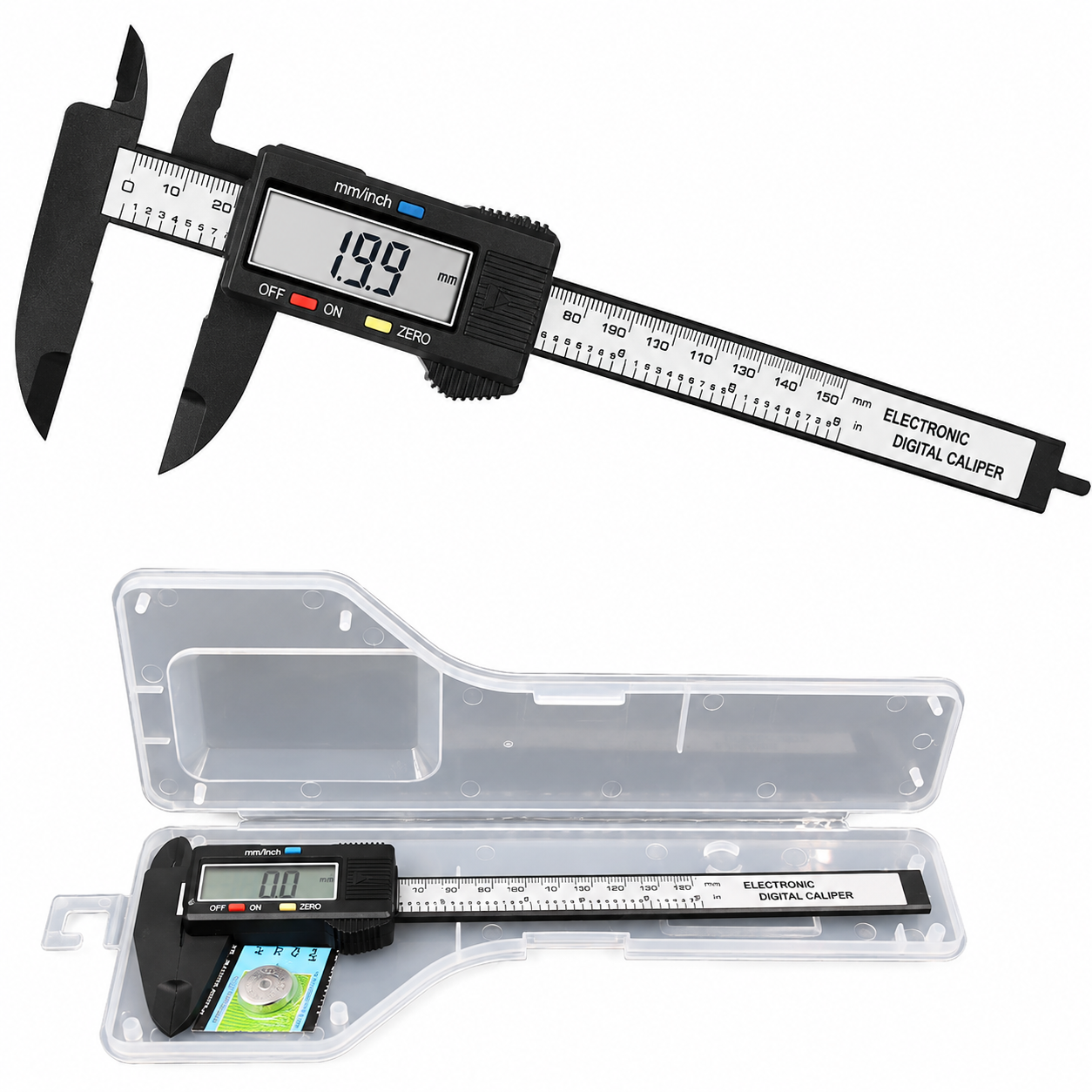 Electronic Digital Calipers LCD Screen.