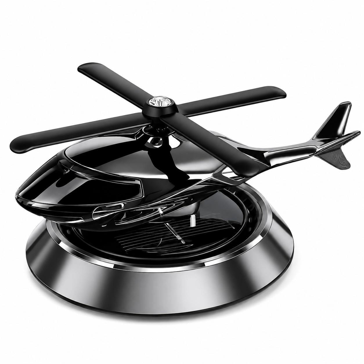 Solar Helicopter Car Perfume Diffuser.