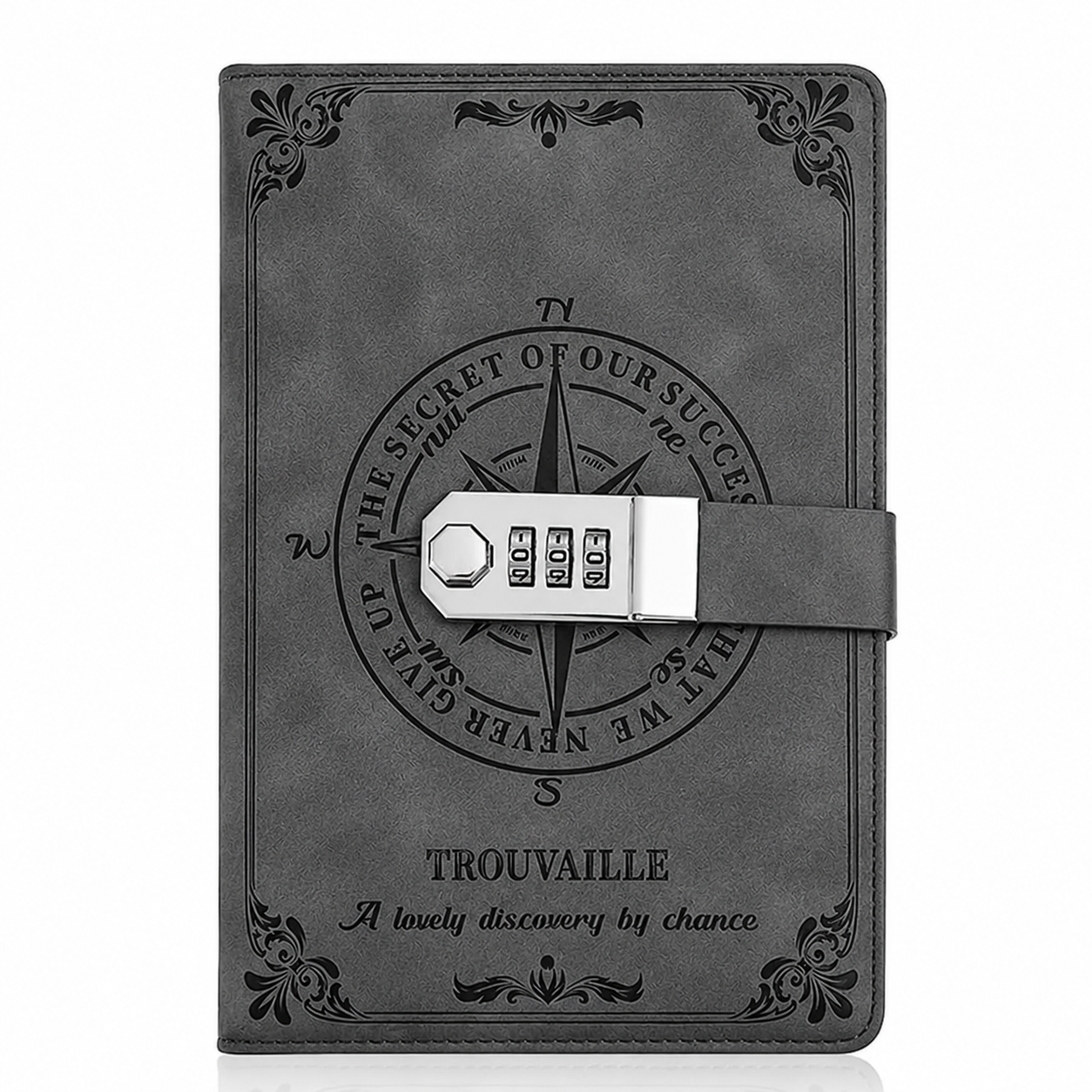Vintage Notebook Diary With Lock.