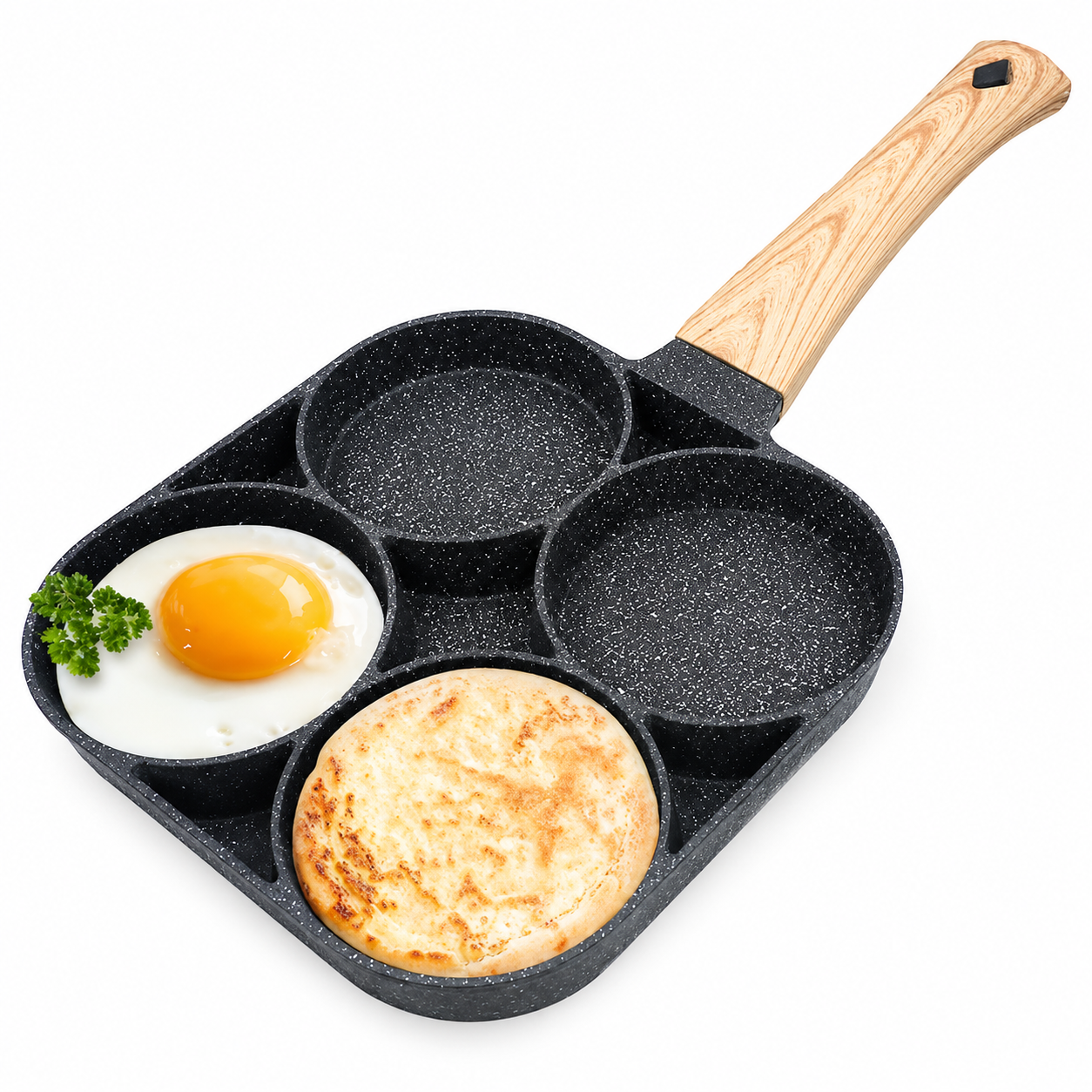 4 In 1 Alumium Alloy EGG Frying Pan.