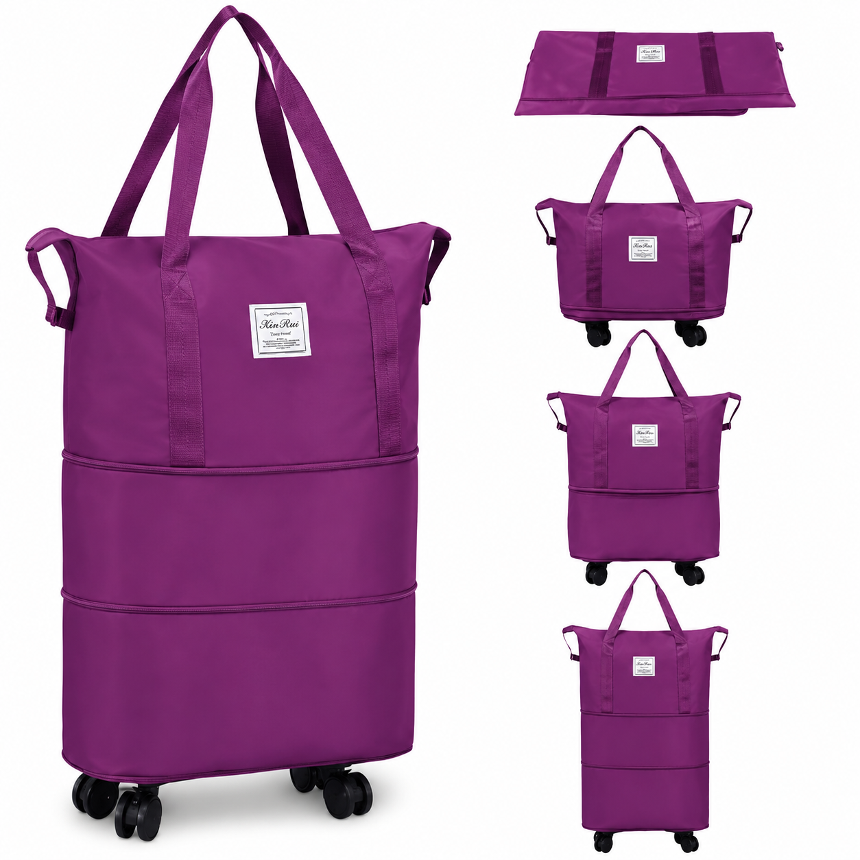 Foldable Duffle Bag With Wheels.