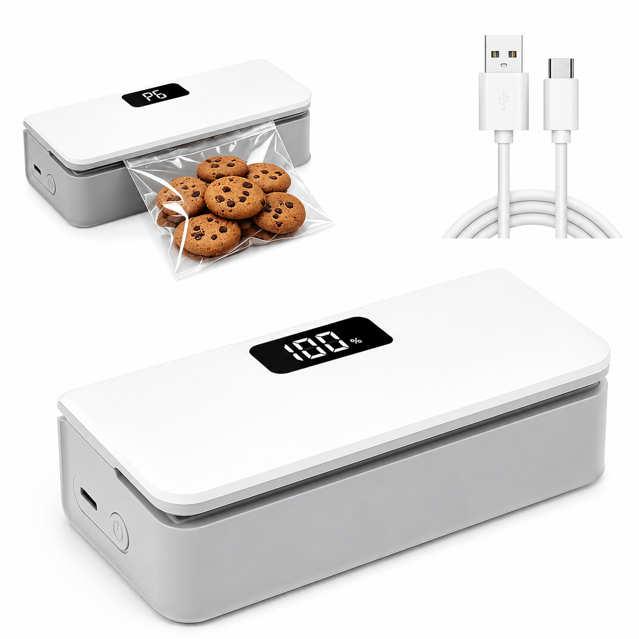 2 in 1 Rechargeable Magnetic Sealer Machine