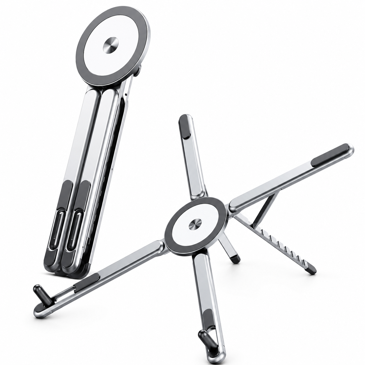 Folding Aluminium Magnetic Laptop Stand.