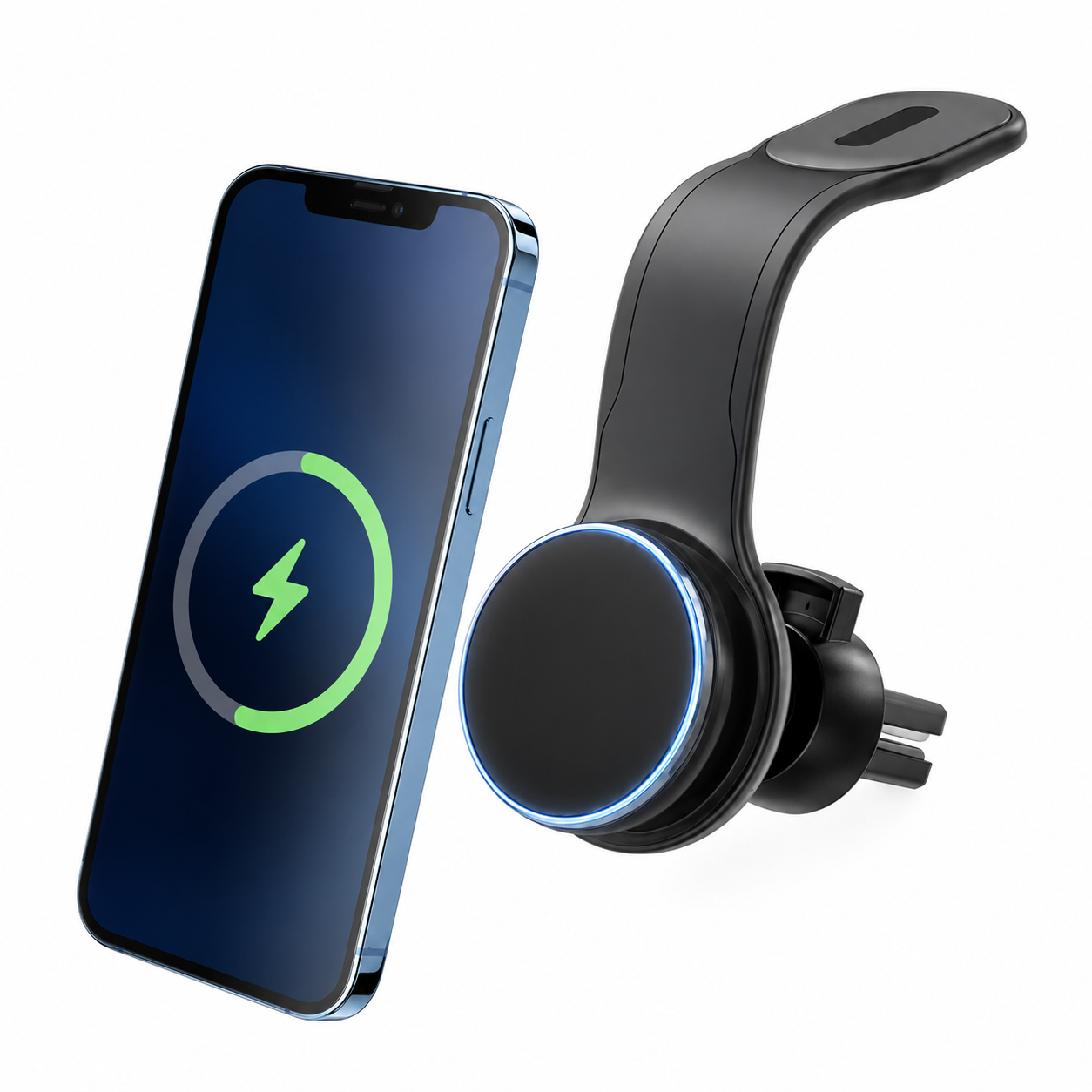 Aluminum Arm Magnetic Car Phone Holder